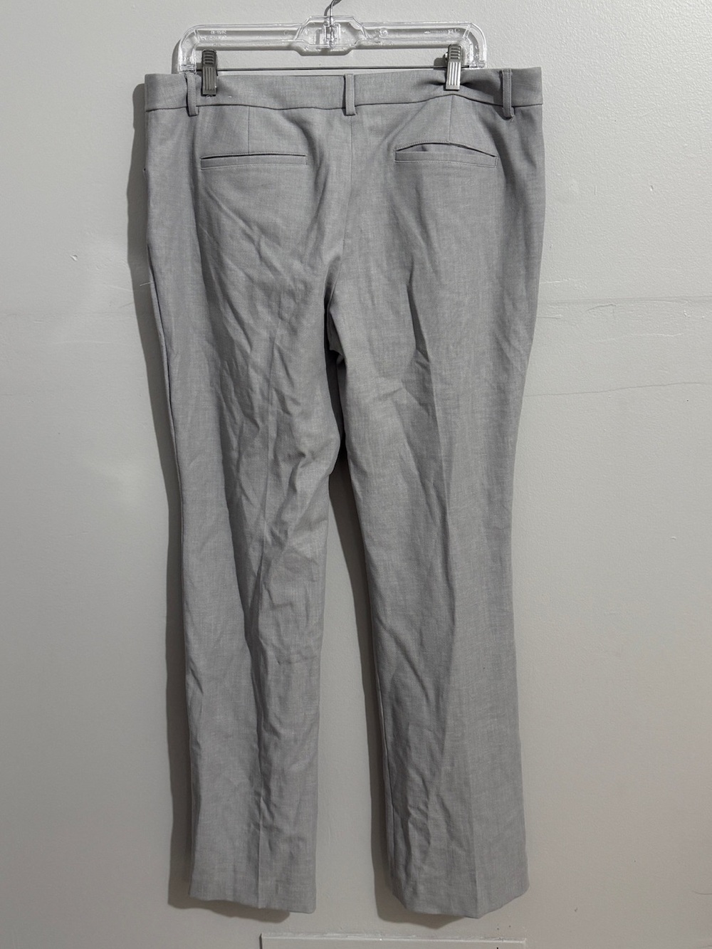 Express Pants Womens 14 Long Barely Boot Editor Low Rise Career Workwear Gray - Picture 3 of 9